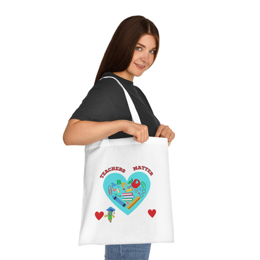 Teacher Tote Bag - Cotton Tote for Teachers