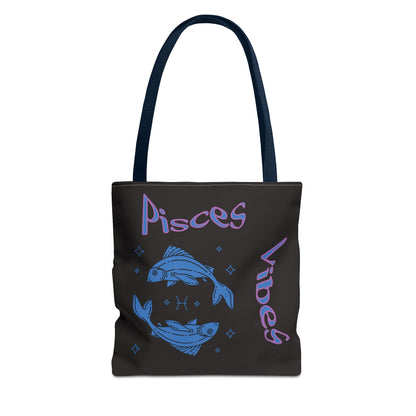 Pisces Vibes Zodiac Tote