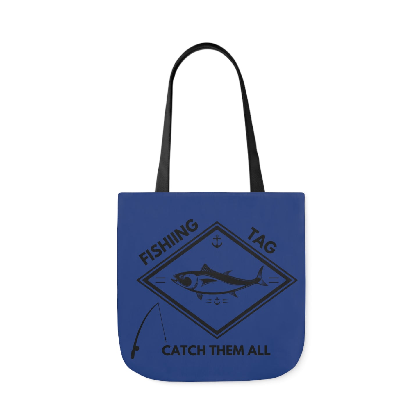 Fishing Canvas Tote Bag