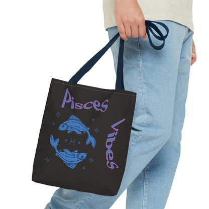 Pisces Vibes Zodiac Tote