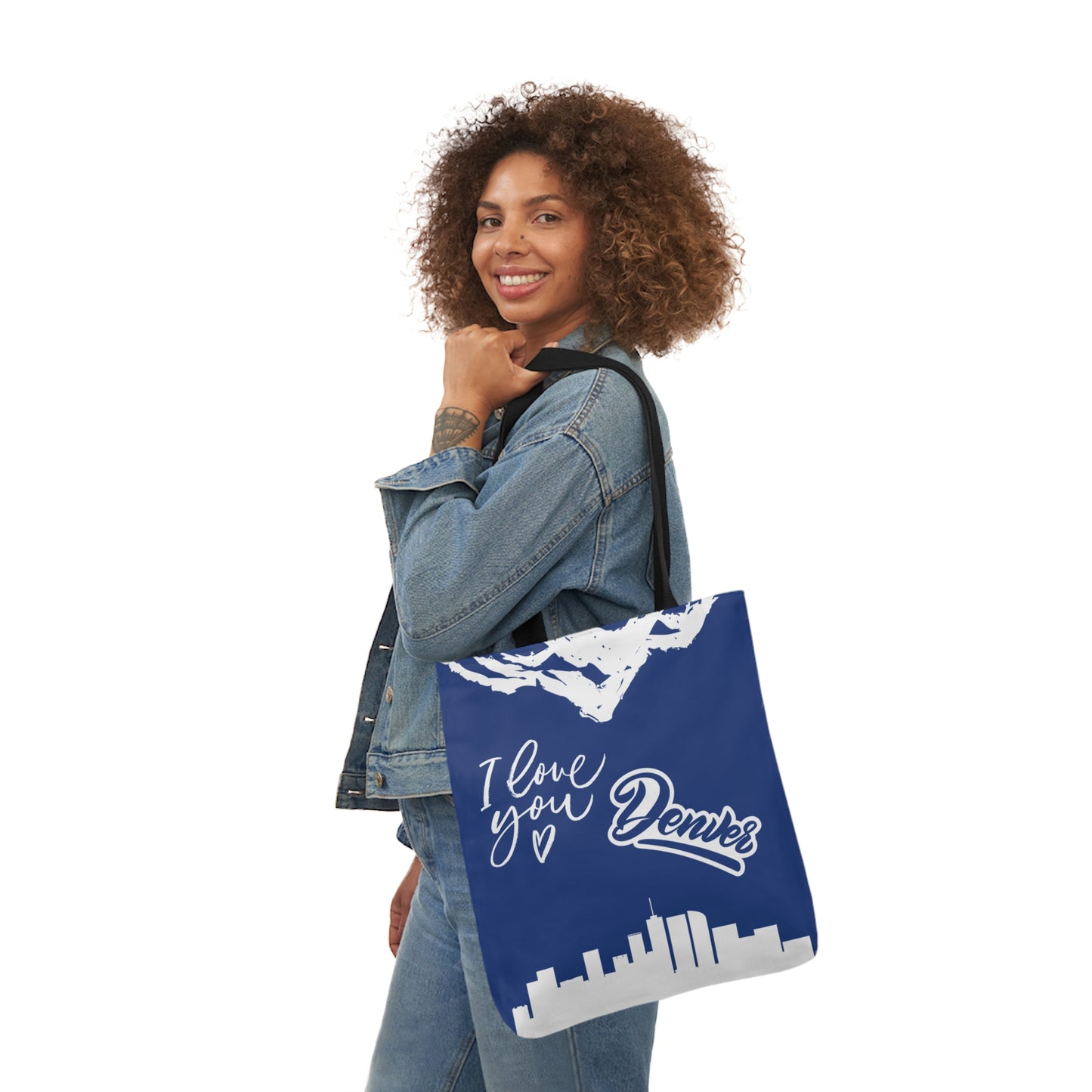 Canvas Tote Bag Denver Colorado Theme