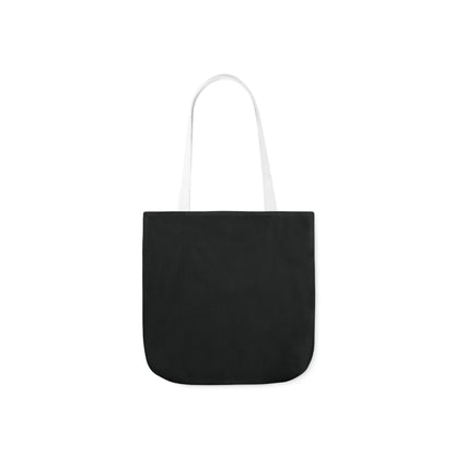 Black, Black History Graphic Design Canvas Tote Bag, 5-Color Straps