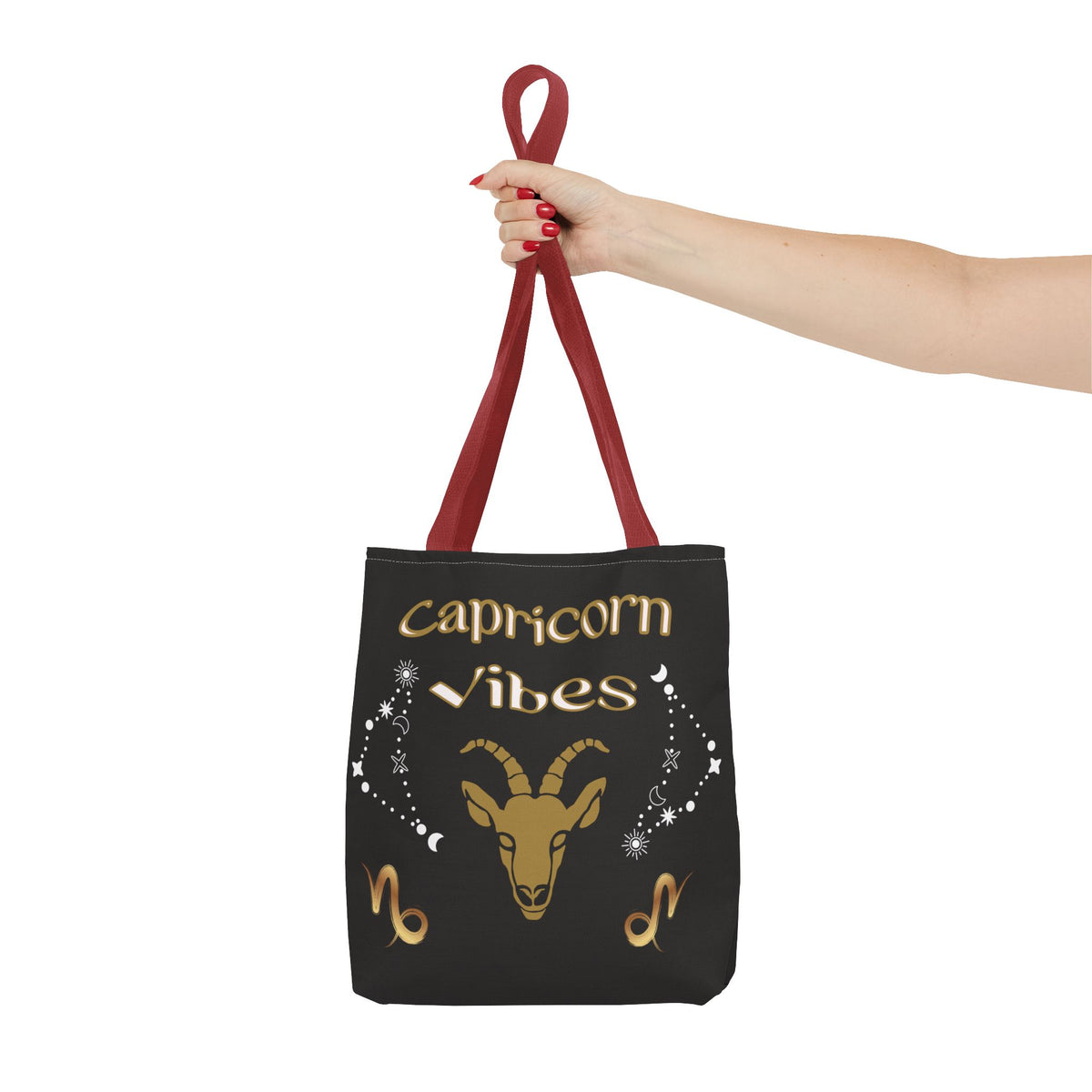 Capricorn Vibes Tote Bag — Zodiac Birthday Gift (December 22–January 19)