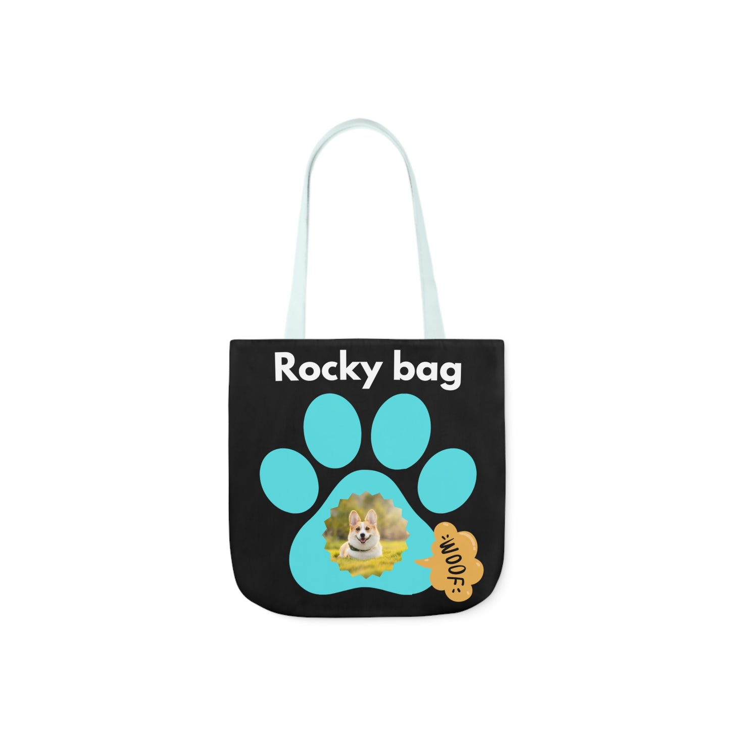 Personalized Dog Canvas Tote Bag