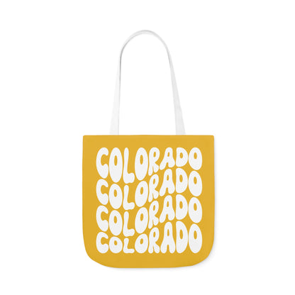 Canvas Tote Bag Denver Colorado Theme