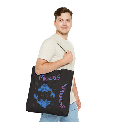 Pisces Vibes Zodiac Tote