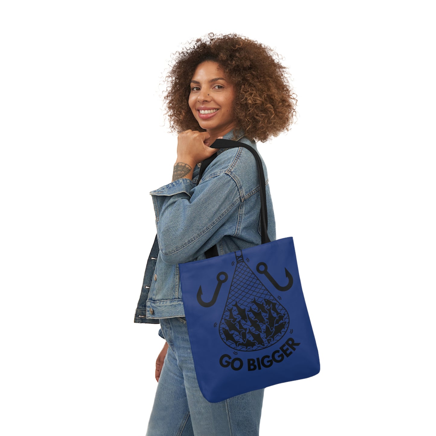 Fishing Canvas Tote Bag