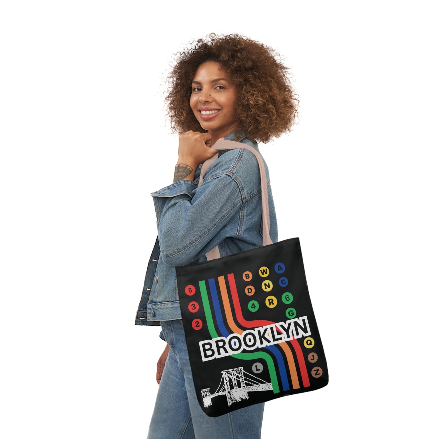 Canvas Tote Bag - Brooklyn Design