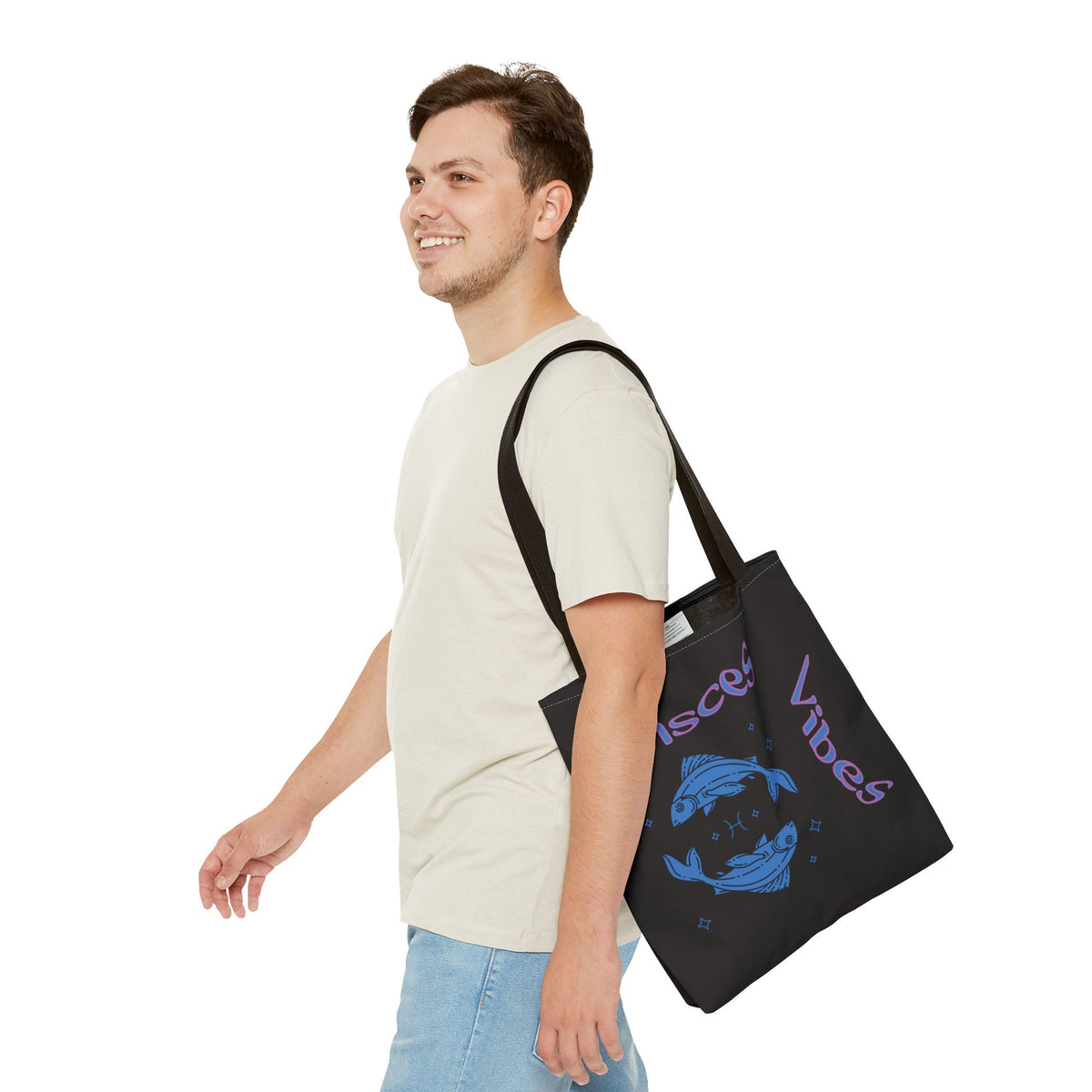 Pisces Vibes Zodiac Tote