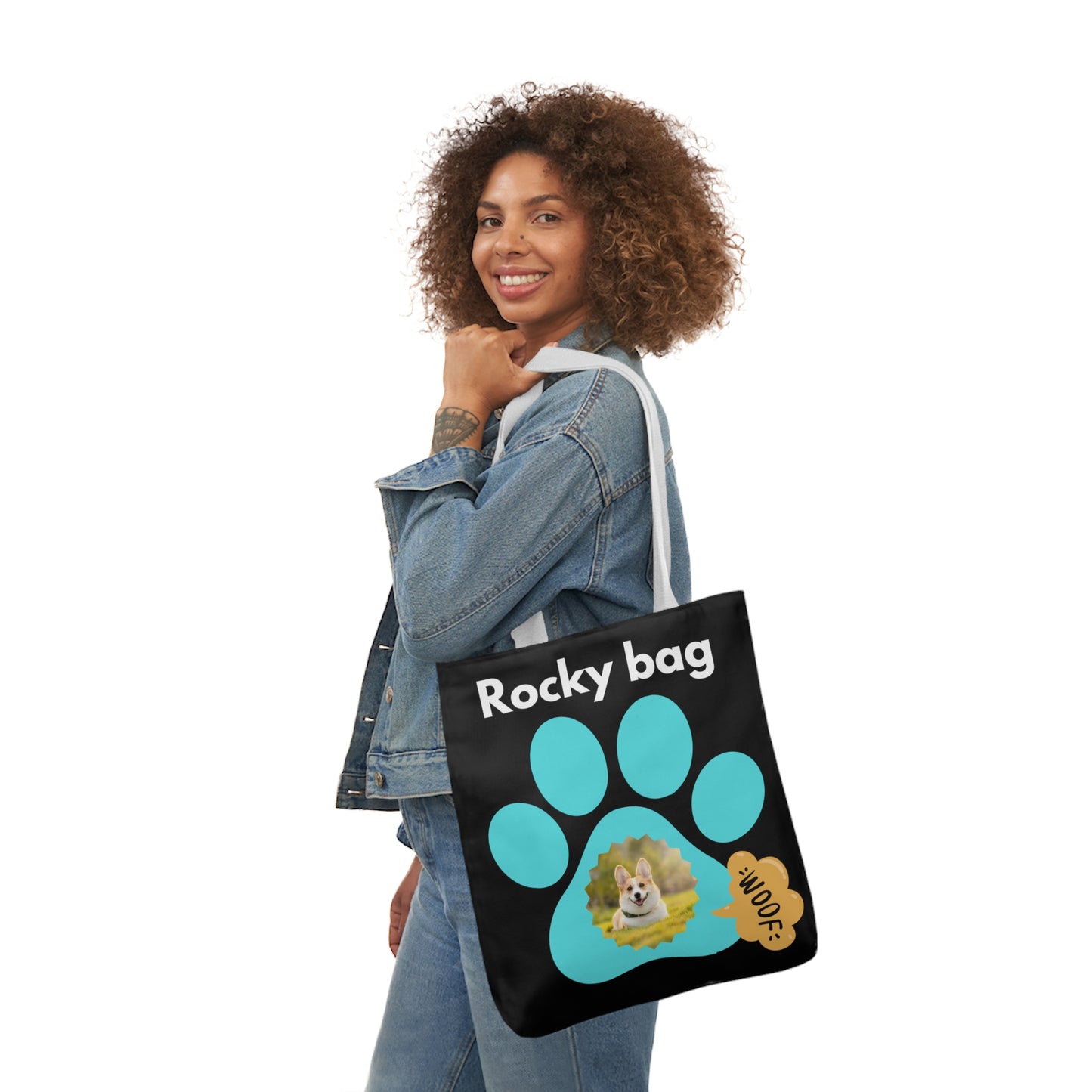 Personalized Dog Canvas Tote Bag