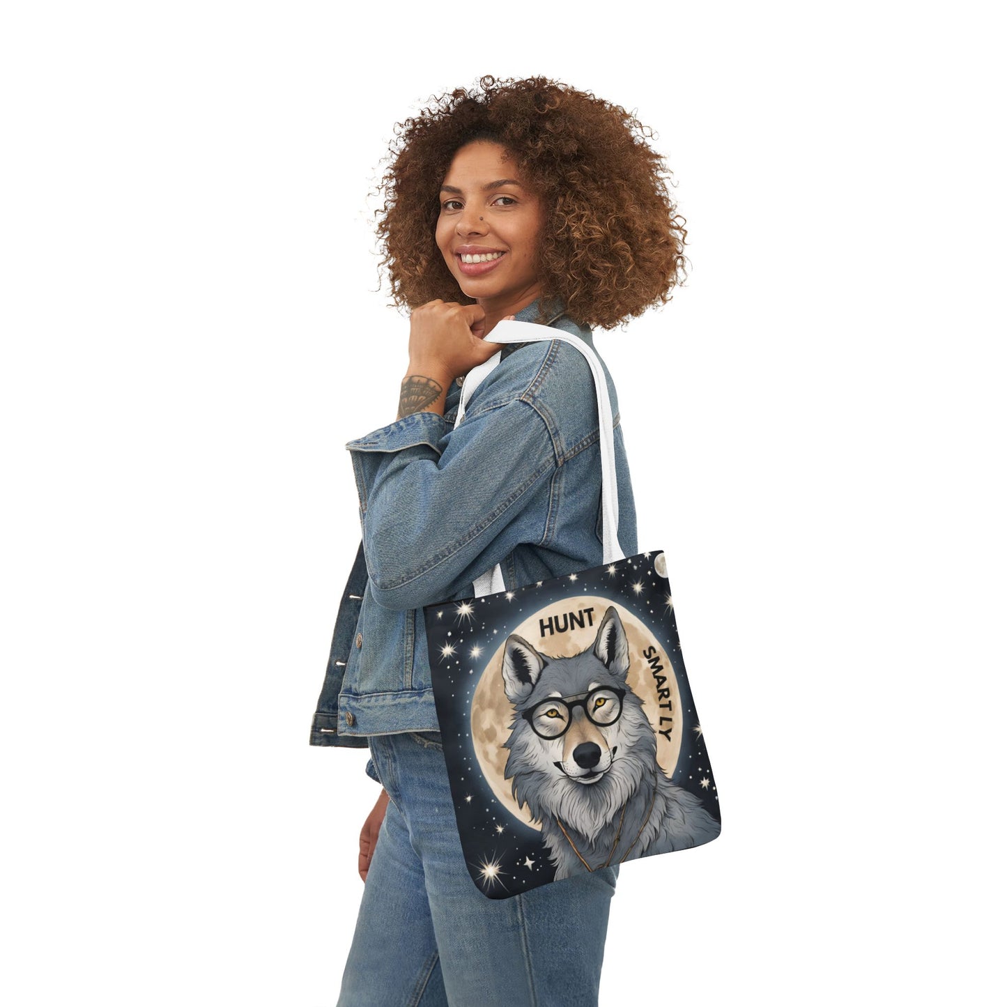 Canvas Tote Bag for Wolf Lovers