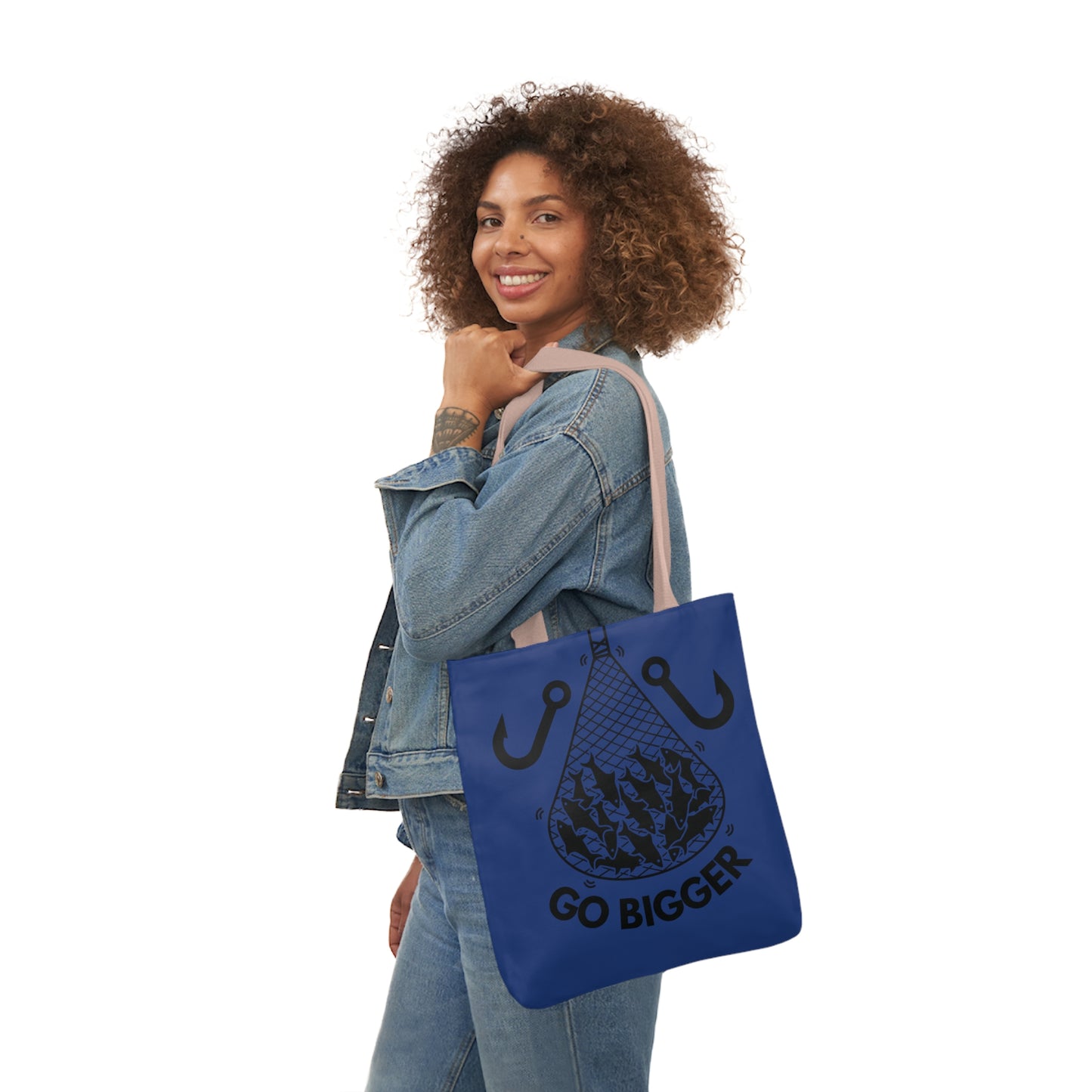 Fishing Canvas Tote Bag