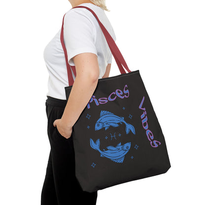 Pisces Vibes Zodiac Tote
