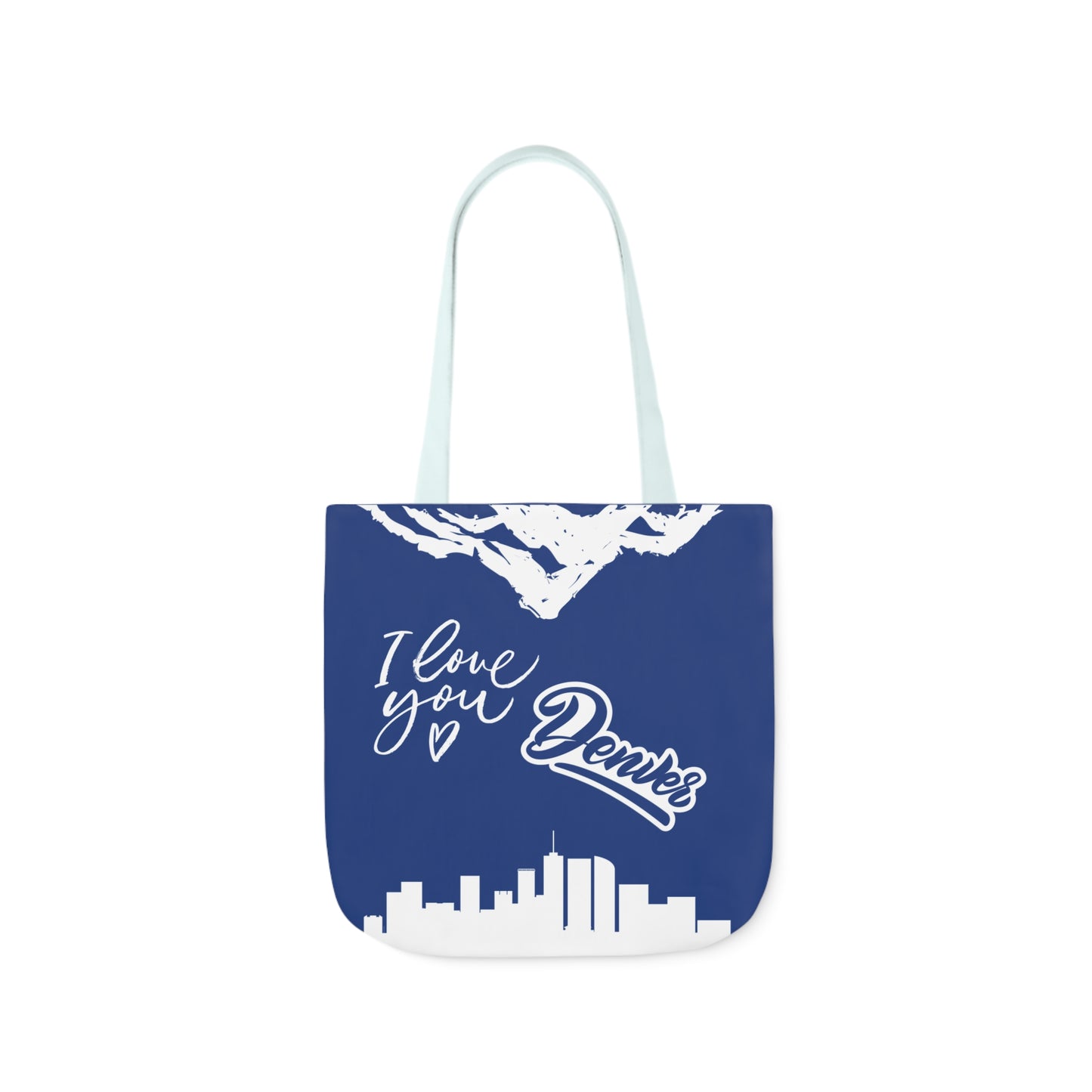 Canvas Tote Bag Denver Colorado Theme