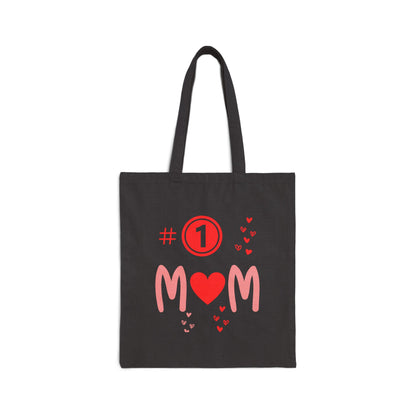 Mom Cotton Canvas Tote Bag