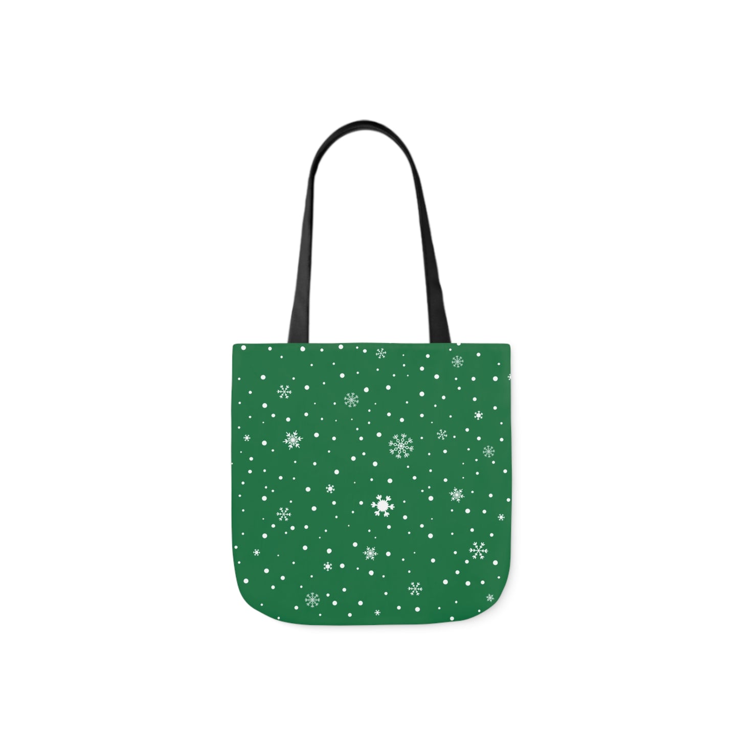 Green Christmas Personalized pet Canvas Tote Bag