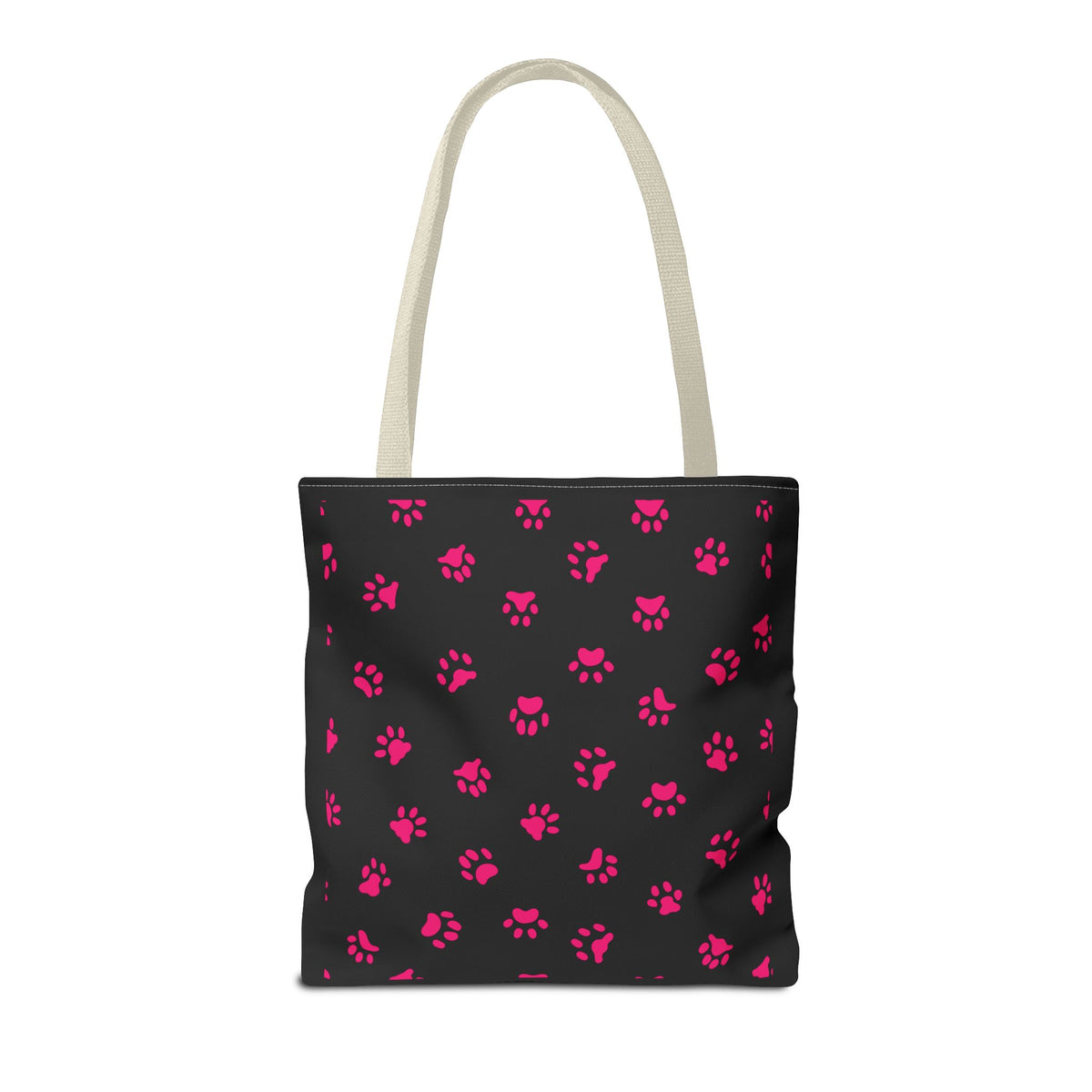 Personalized Cat Lover Canvas Tote Bag — "I  Cat name" Customizable Cat Photo Tote