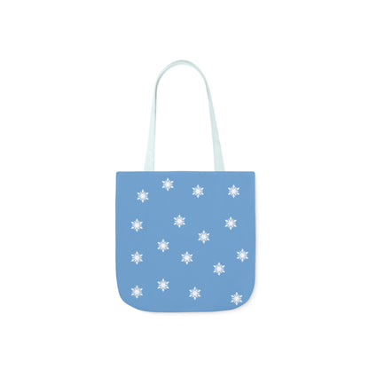 Blue Snowman Tote Bag