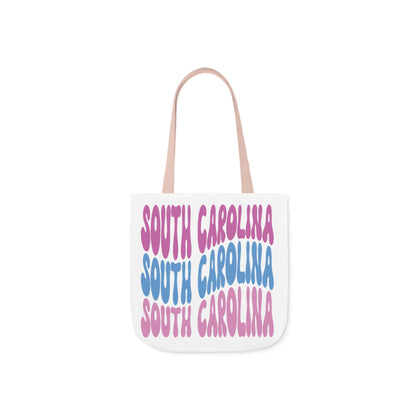 South Carolina Canvas Tote Bag, 5-Color Straps