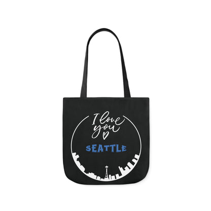 Canvas Tote Bag, Seattle Washington Theme