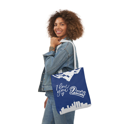 Canvas Tote Bag Denver Colorado Theme