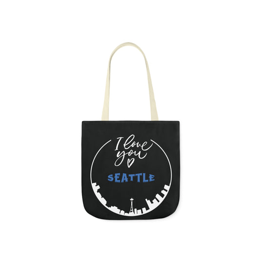 Canvas Tote Bag, Seattle Washington Theme