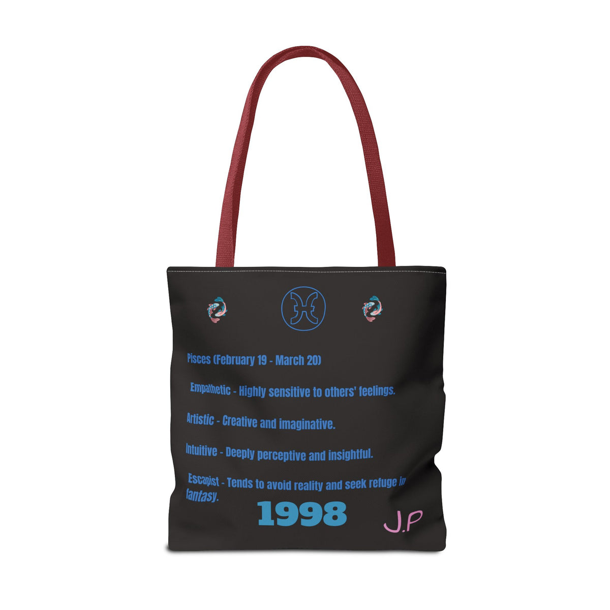 Pisces Vibes Zodiac Tote
