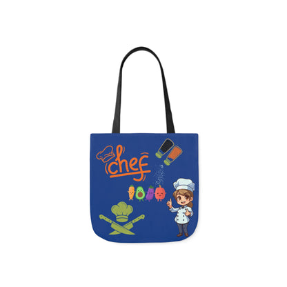 Chef Canvas Tote Bag, 5-Color Straps