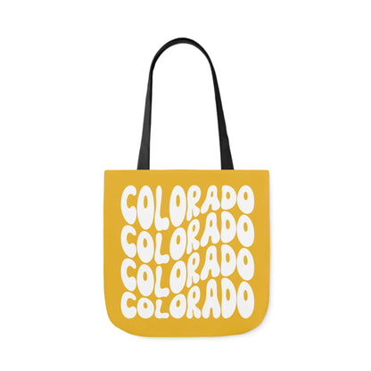 Canvas Tote Bag Denver Colorado Theme