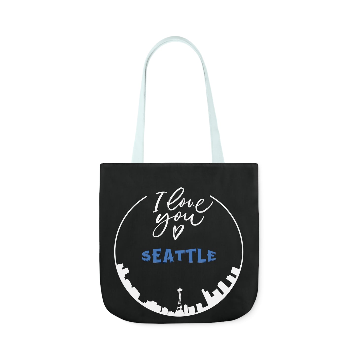 Canvas Tote Bag, Seattle Washington Theme