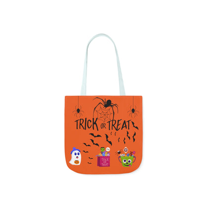 Holloween Canvas Tote Bag, 5-Color Straps