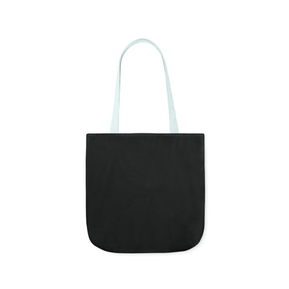 Black, Black History Graphic Design Canvas Tote Bag, 5-Color Straps