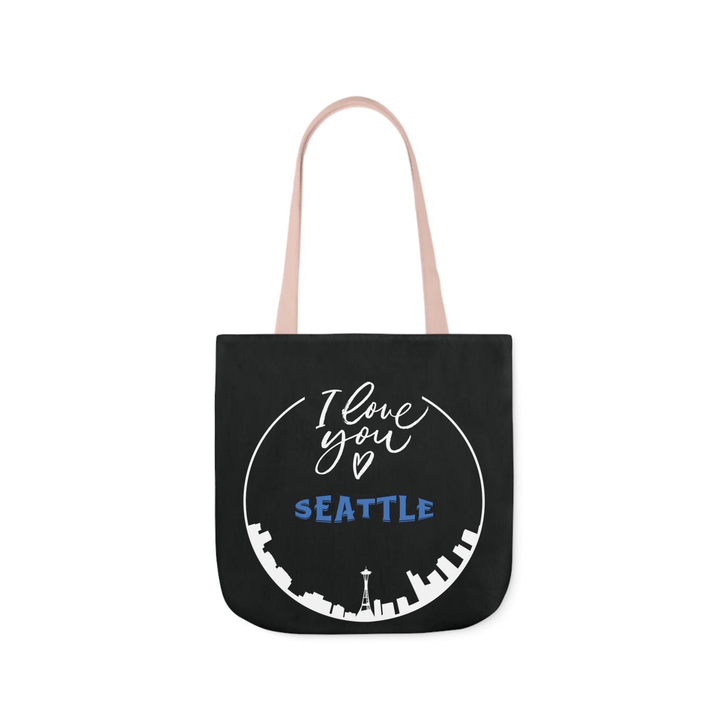 Canvas Tote Bag, Seattle Washington Theme