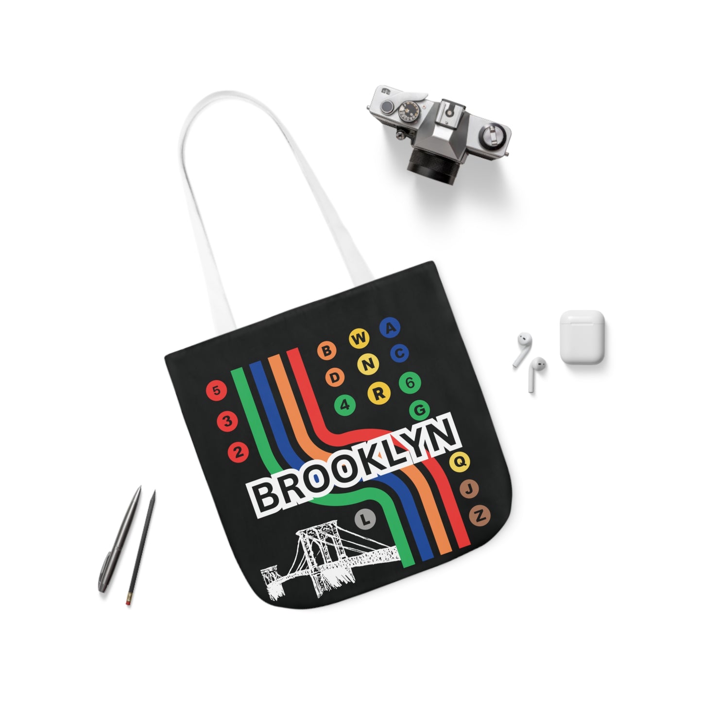 Canvas Tote Bag - Brooklyn Design