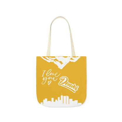 Canvas Tote Bag Denver Colorado Theme