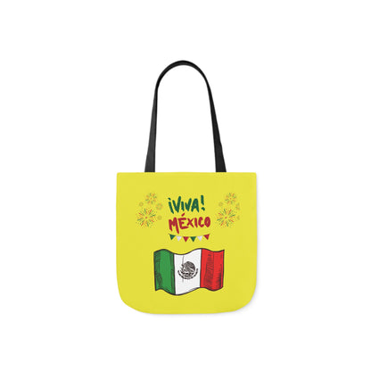 Personalized Mexican Theme Black Canvas Tote Bag