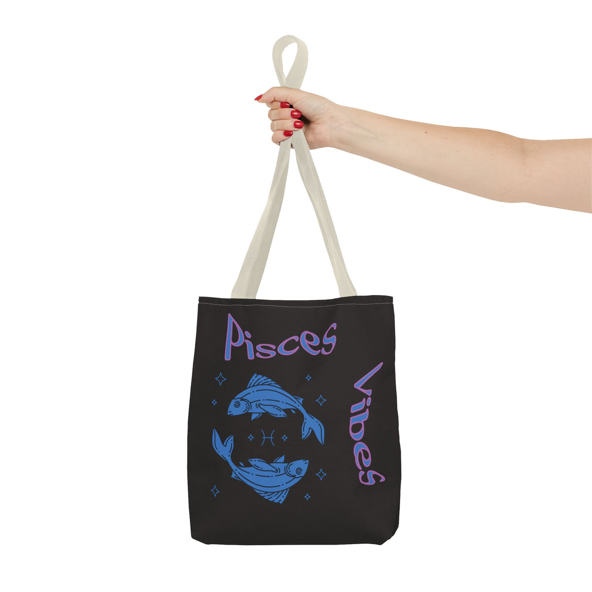 Pisces Vibes Zodiac Tote