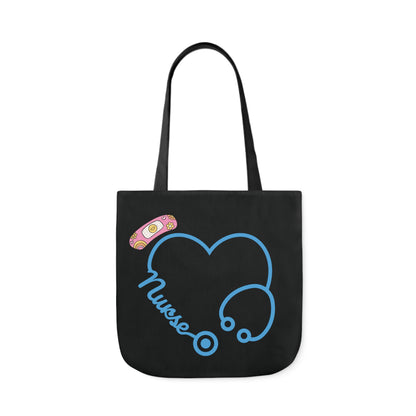 Black Nurse Tote Bag