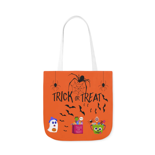 Holloween Canvas Tote Bag, 5-Color Straps