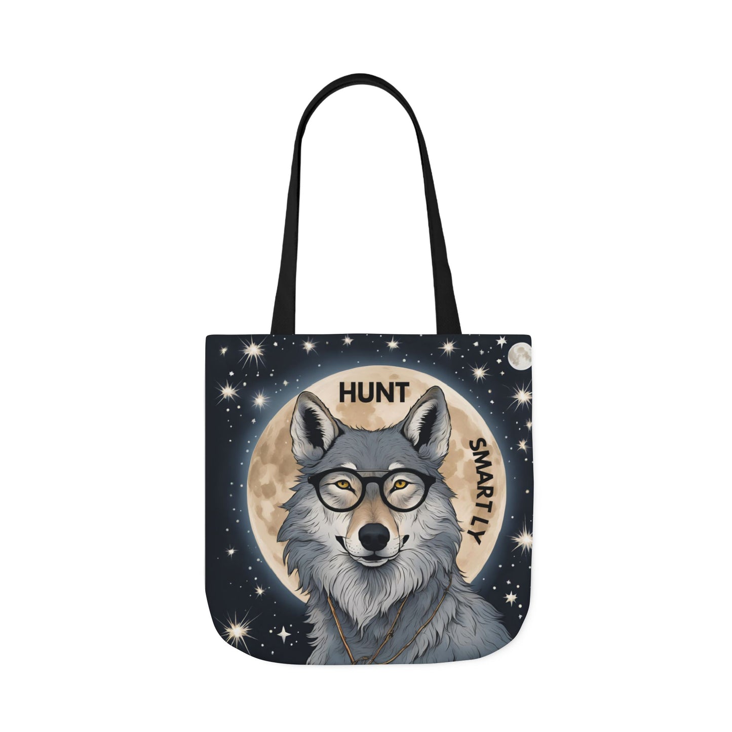 Canvas Tote Bag for Wolf Lovers