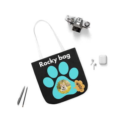 Personalized Dog Canvas Tote Bag