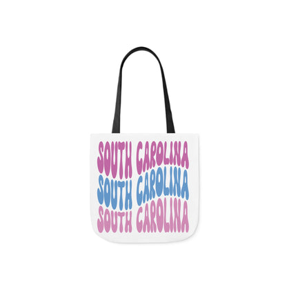 South Carolina Canvas Tote Bag, 5-Color Straps