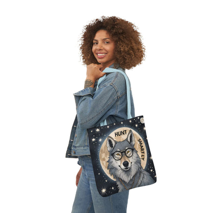 Canvas Tote Bag for Wolf Lovers