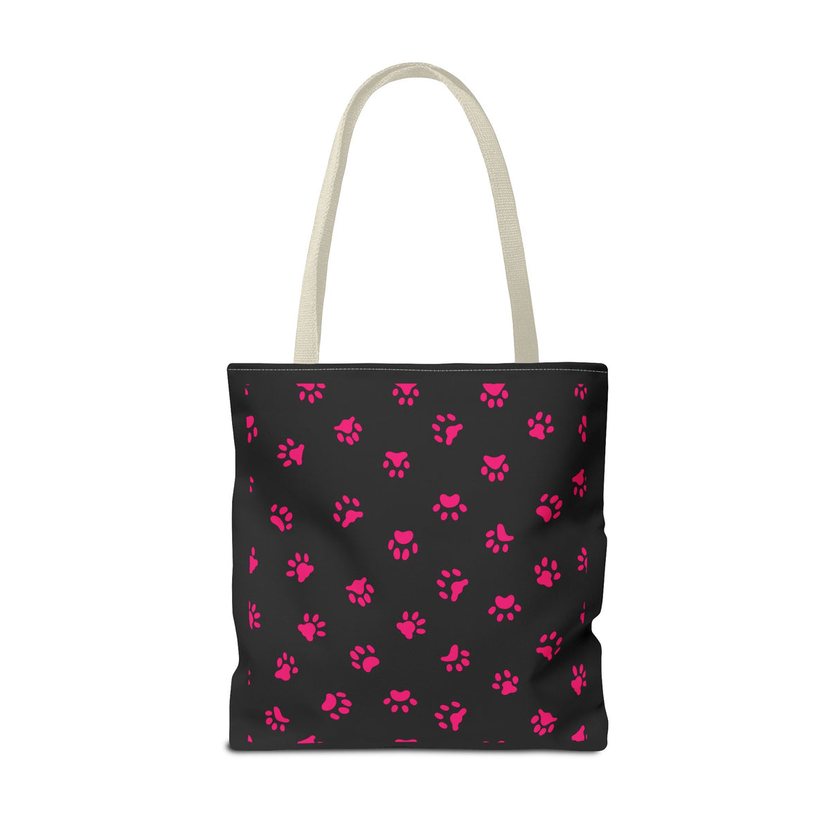 Personalized Cat Lover Canvas Tote Bag — "I  Cat name" Customizable Cat Photo Tote