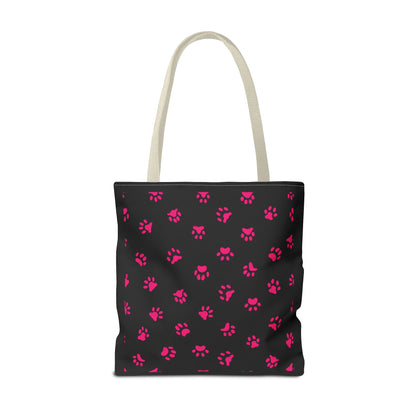 Personalized Cat Lover Canvas Tote Bag — "I  Cat name" Customizable Cat Photo Tote