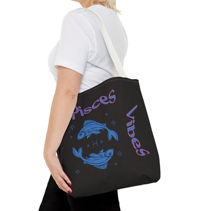 Pisces Vibes Zodiac Tote