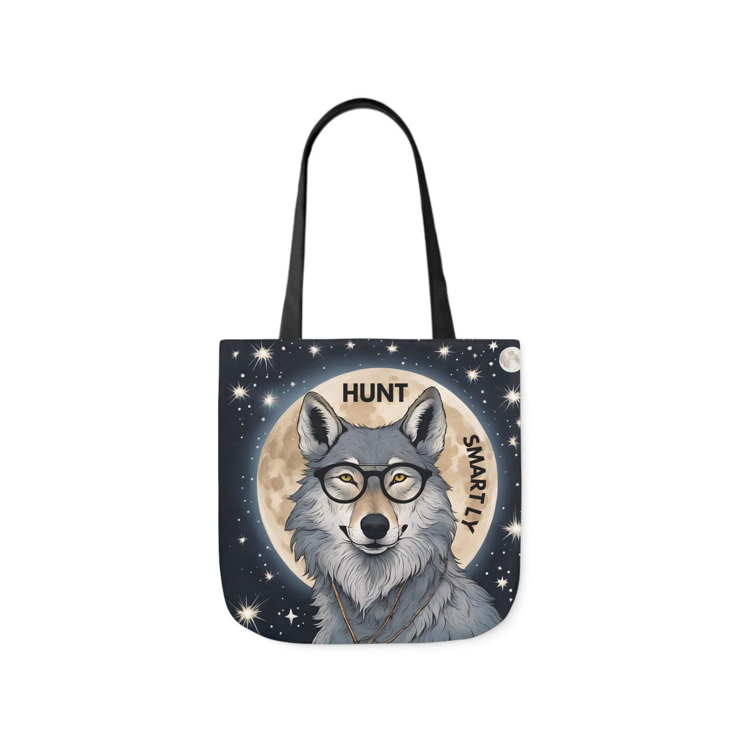 Smart Wolf Tote Bag