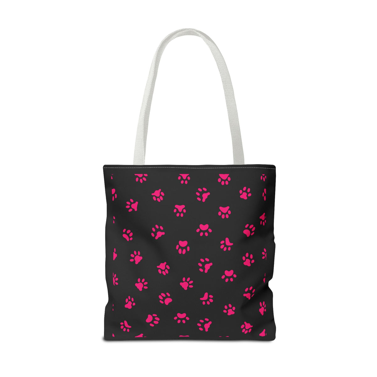 Personalized Cat Lover Canvas Tote Bag — "I  Cat name" Customizable Cat Photo Tote