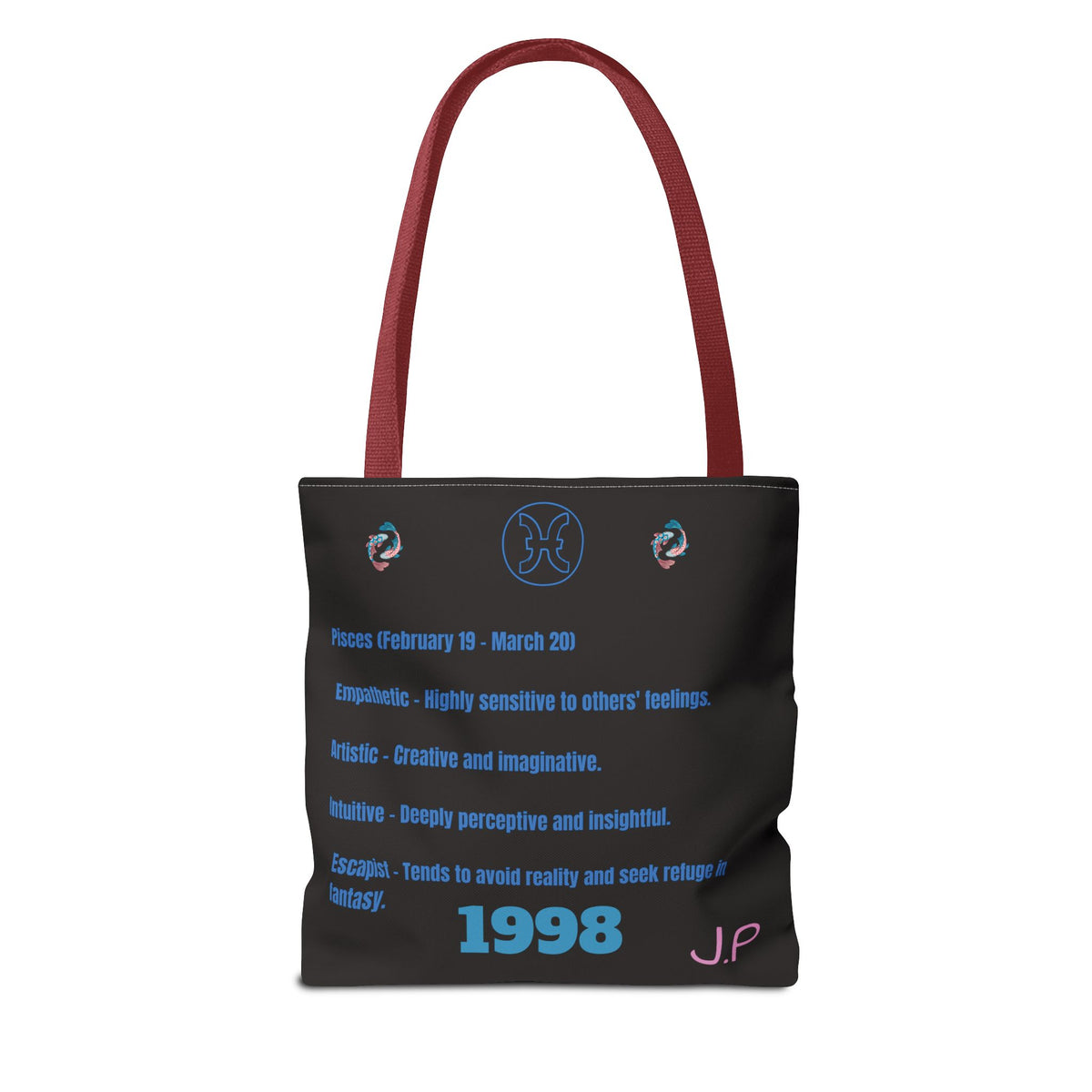 Pisces Vibes Zodiac Tote
