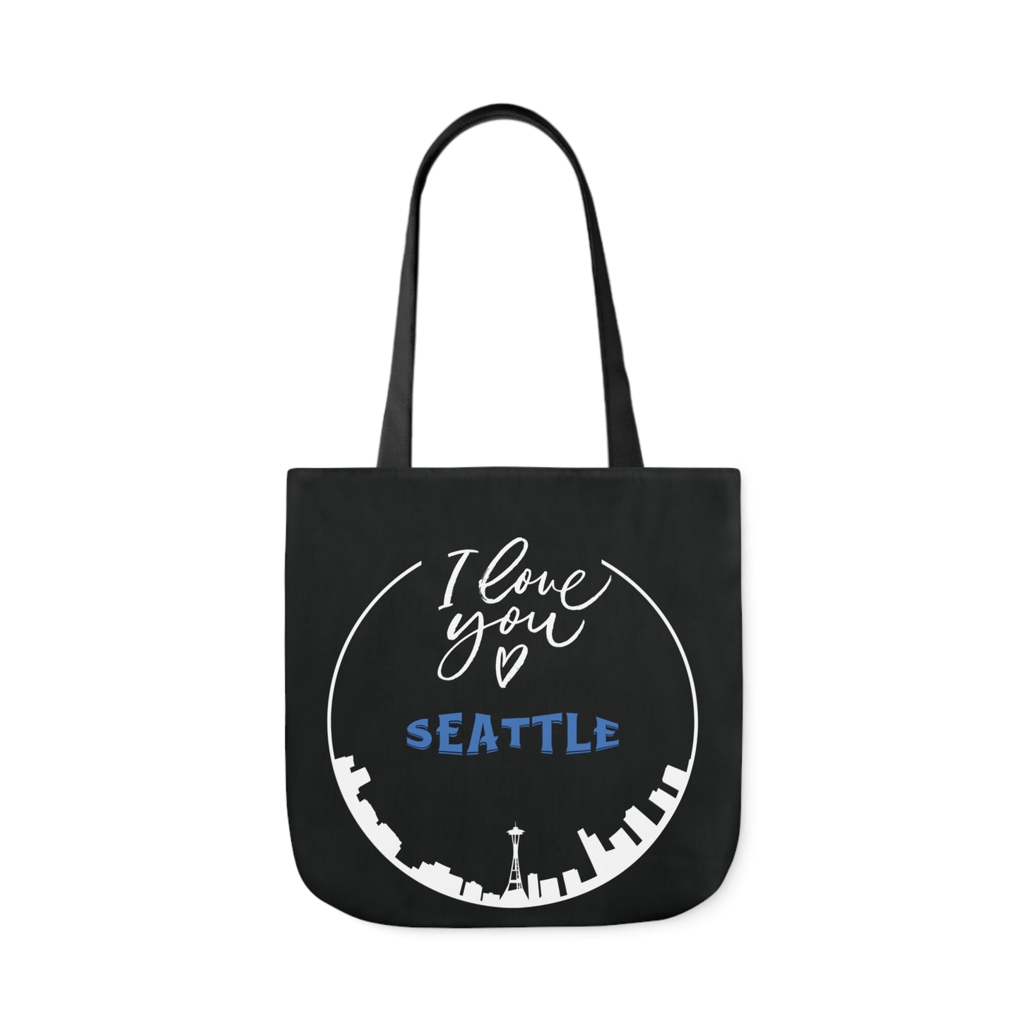 Canvas Tote Bag, Seattle Washington Theme